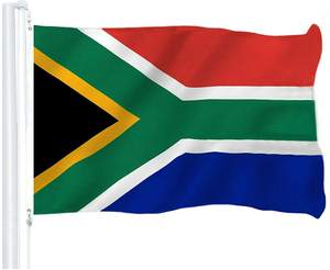 <span class=keywords><strong>Bandera</strong></span> de Sudáfrica, banderola de poliéster, 3x5, banderas de países de pie - Product Image 1