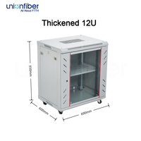 Armoire réseau standard 19 pouces, 2U 4U 6U 9U 12U, IP30, en acier amovible, pour centre de données télécoms intérieur, vente directe usine