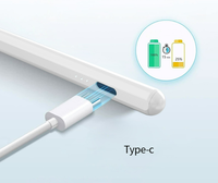 Stylet tactile DH Fast Charge 3 Light pour tablette, Bluetooth, avec rejet de la paume et fonction d'inclinaison, en métal, pour iPad