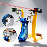 Lance-pierre de chasse de haute précision pour le tir en extérieur avec viseur laser, activités tactiques, lance-pierres et accessoires