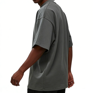 Camiseta de Manga Corta con Cuello Redondo, Color Sólido, Estilo Casual Simple, con Logotipo Personalizado Bordado o Impreso - Product Image 2