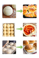 Diviseur industriel électrique de grande capacité pour la fabrication de pâte à biscuits et pizzas 1g-500g