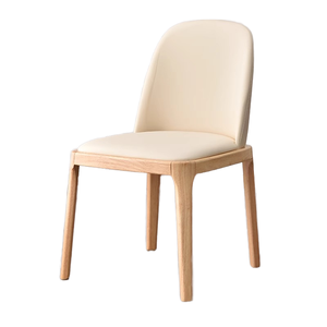 Chaise de salle à manger en bois massif nordique, revêtement en velours, design moderne, mobilier de maison, chaise décontractée, chaise de célébrité d'Internet, chaise à thé au lait - Product Image 4