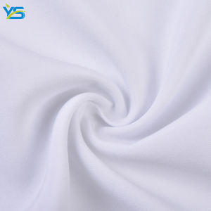 Tissu en rayonne <span class=keywords><strong>viscose</strong></span> 100% blanc, respirant, 45s, doux, teint, pour jupes - Vente en gros usine - Product Image 1
