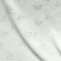Tissu pour robe à imprimé floral extensible dans quatre directions, 95% polyester, 5% élasthanne, tissu brillant pour vêtement