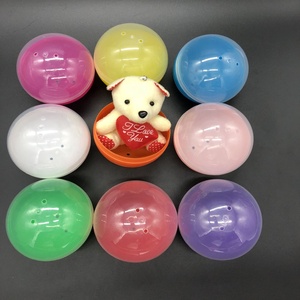 Capsules vides rondes en plastique PP de 6,5 cm en gros, jouets classiques pour enfants, certifiées EN71, pour les 2-14 ans et plus, marque JO - Product Image 3