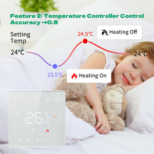 Termostato Inteligente Wifi TYSH Tuya para Calefacción por Suelo Radiante, Control de Temperatura Digital Táctil LCD para Google Home y Alexa - Product Image 6