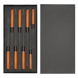 Manche octogonal japonais 7 pouces acier forgé martelé noir Deba <span class=keywords><strong>Sushi</strong></span> Sashimi Master Usuba couteau acheter pour <span class=keywords><strong>restaurant</strong></span> - Product Image 2