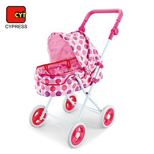 Poussette Pliable pour Poupées <span class=keywords><strong>Grand</strong></span> Panier pour Poupées Jouets d'Imitation Accessoires pour Poupées pour Filles - Product Image 3