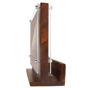 Double Side Knife Holder Bamboo Knife Stand for Kitchen <b>Magnets</b> Multifunctional Storage Knife Organizer Stand - Product Image 5