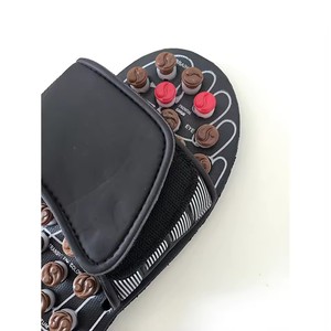 Acupuntura nós rotadores massagem chinelos pés cuidados sandálias reflexologia largura ajustável massagem sapatos - Product Image 4