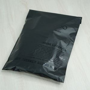 Custom Matte Black shipping <b>Bags</b> Black Printed Poly <b>Mailers</b> for Premium Brand Shipping Packaging - Product Image 5