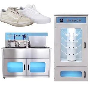 Máquina Eléctrica de Acero Inoxidable Semiautomática para Lavar y Secar Zapatos <span class=keywords><strong>con</strong></span> Secadora, Equipo de Limpieza Personalizado - Product Image 1