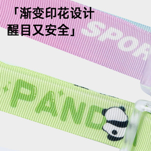 Collar de Nailon Estampado para Perro, Ajustable y Cómodo, con Anillo en D de Metal, Lindo Collar con Estampado Degradado de Panda para Perros - Product Image 6