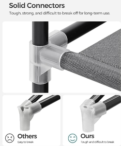 Armario y armario portátil para dormitorio cubierta de tela no tejida para perchero bolsa de almacenamiento de <span class=keywords><strong>ropa</strong></span> - Product Image 5