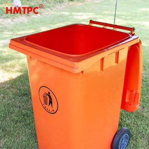 Contenedor de Basura para Exteriores Hmtpc de 360L, Rectangular, con Ruedas, de Plástico HDPE - Product Image 2