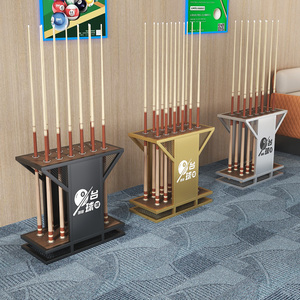 Billiard Cue Placement Rack Floor-type High-end Public Rod Storage Rack Billiard Hall Cue Cue Cabinet Storage Display Rack - Product Image 1