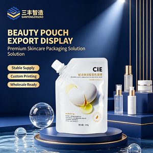 Bolsa de Embalaje Flexible Personalizada con Impresión, Bolsa de Fondo Plano Marrón para Bebidas Lácteas, Bebidas de Café Instantáneo y Latte - Product Image 2