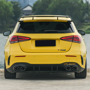 Difusor Trasero <span class=keywords><strong>Tuning</strong></span> W177 para Mercedes Benz Clase A W177 A45 Difusor Trasero Deportivo Hatchback 2019 2020 - Product Image 3