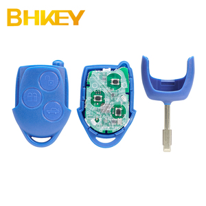 Cho 2006 - 2014 Ford Transit <span class=keywords><strong>WM</strong></span> VM 3 BTN Chìa Khóa Từ Xa Fob 63 Chip MK7 Màu Xanh - Product Image 2