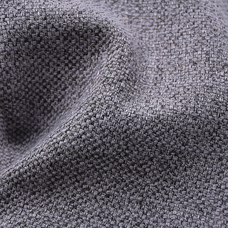 Yüksek kalite ucuz kanepe kumaşları imitasyon keten kumaş vinil kumaş döşeme
