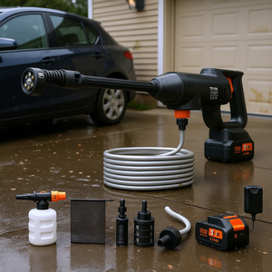 Limpiador Eléctrico Portátil Inalámbrico de Alta Presión Vevor, 580 PSI, 1.1 GPM, Batería Incluida, para Limpieza de Autos, Hogar y Pisos - Product Image 2