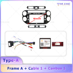 Bộ khung DVD nội thất Maisimei dành cho Volkswagen <span class=keywords><strong>Tiguan</strong></span> 2010-2015, màn hình 9 inch, bộ thay thế mặt trước điều hướng radio xe hơi - Product Image 5
