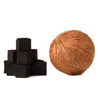 Cachimba de carbón Premium Coco Cáscara de coco de lujo Cubo de Cachimba de carbón Forma personalizada hexagonal 2,5% Contenido de ceniza para Shisha