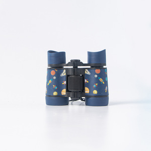 Children's Binoculars 4x30 High Definition Educational Cartoon Binoculars For Nature Exploration Toys Blue Universe - Product Image 1