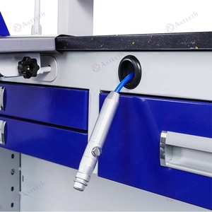 Hiện đại người duy nhất 1.2m trường phòng thí nghiệm đồ nội thất bằng đá cẩm thạch màu đen làm việc băng ghế dự bị thép cán nguội phòng thí nghiệm băng ghế dự bị - Product Image 4