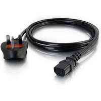 Kabel daya AC Universal kabel daya 3-Pin Sekring 13A untuk TV pintar PC Laptop ketel listrik & peralatan rumah tangga