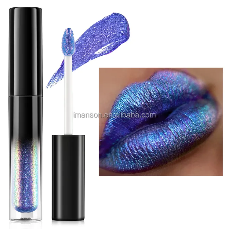 2024 New Trending Hot Sale 14 Colors Lip Makeup Private Label Multichrome Lipgloss Chameleon Lip Gloss