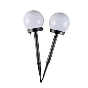 Luces solares para jardín, forma de bola redonda, lámpara LED impermeable para jardín y patio HJ-005A - Product Image 4