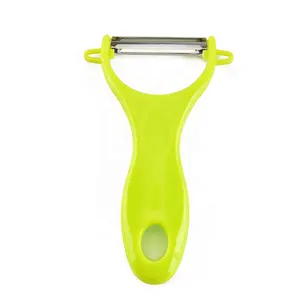 Professional kitchen manual pp handle stainless steel fruit vegetable potato apple cucumber peeler