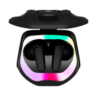 Écouteurs de jeu Brightblue ANC/ENC avec chipset JL7103D4, éclairage RGB, étanchéité IPX5, Bluetooth 6.0, faible latence, son 3D, affichage numérique