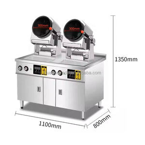 Restoran Dapur otomatis berputar Robot nasi tumis goreng mesin memasak makanan cerdas peralatan memasak Gas - Product Image 2