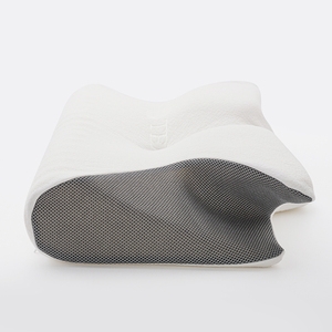 وسادة WJ-2073 على شكل فراشة مصنوعة من الفوم الذاكر للنوم على الجانب - دعم طبي للرقبة للتخييم والفنادق مضادة لعث الغبار - Product Image 4