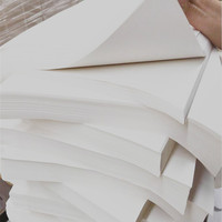 Papier pour carnet en rouleau jumbo de haute qualité, non couché, sans bois, offset, simple face, 96-103% de luminosité, pâte vierge, usage industriel