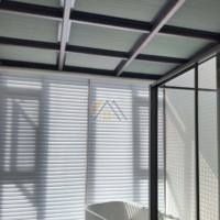 Cortinas de Panal para Solárium y Protección Solar, Cortinas Acordeón Aislantes del Calor para Tragaluces, Persianas de Panal