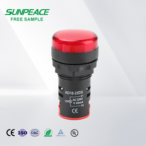 AD16-22DS Độ Sáng Cao <span class=keywords><strong>LED</strong></span> Chỉ Số Điện Đèn Bảng Điều Chỉnh Gắn Kết 22Mm 12V 24V 220V 380V Ad16 Pilot Đèn Chỉ Số Tín Hiệu - Product Image 3