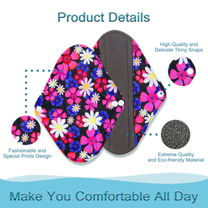 Famicheer Bộ Miếng Vải Vệ Sinh Kinh Nguyệt Hữu Cơ Tái Sử Dụng BSCI Miếng Đệm Kinh Nguyệt Bằng Tre Có Thể Giặt Được - Product Image 4