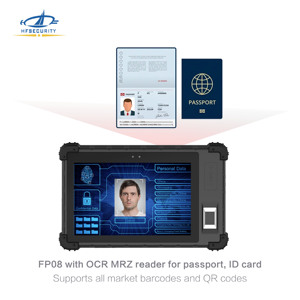 HFSecurity FP08 passaporto ID Card Scanner di codici a barre robusto Tablet biometrico identificazione delle impronte digitali per il Census - Product Image 6