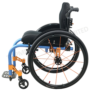 Fauteuil roulant sportif d'extérieur pliable, ultraléger, en fibre de carbone, manuel, portable pour les voyages - Product Image 2