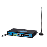 Routeurs WiFi industriels Bivocom série TR341 4G LTE/NB-IoT double SIM 5 ports Ethernet RJ45 300 Mbps avec GPS en option et protocole MQTT externe