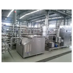 Fábrica industrial lote pasteurizador 3000L fruta suco leite UHT tubular esterilização máquina