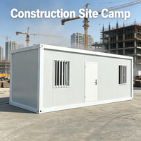 Casa Contenedor Desmontable de Panel Sándwich Transpirable con Aislamiento Térmico para Sitios de Campamento Minero en Climas Extremadamente Fríos