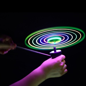 Magic Flying Saucer Cheap Toys Outdoor <b>Plastic</b> Pull String Stay Wire Led Flashing Light up Flying Saucer <b>Disc</b> Light up Toy Kids - Product Image 6