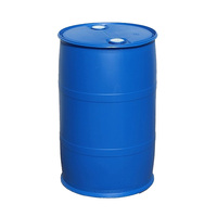 Conteneurs de stockage à tambour en plastique bleu 30L 50L 60L 120L 160L 200L pour aliments/eau/produits chimiques/emballage de carburant