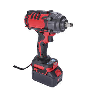 Clé à chocs sans fil puissante 18V, couple de 800 N.m, vitesse à vide de 1600 tr/min, fréquence d'impact, moteur sans balais, entraînement 1/2, bricolage, acier inoxydable - Product Image 5