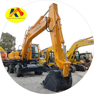 Excavateur sur pneus hyundai 150w 210w 150lc d'occasion à vendre R210W-9 R210W 21ton hyundai 210w-9 210 d'occasion - Product Image 1